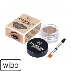 WIBO - Eyebrow Pomade + četkica za oblikovanje obrva - meka braon